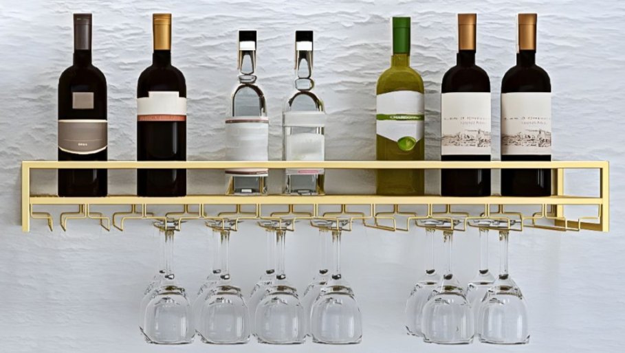 Wall Mount Display Rack - Wine Dècor