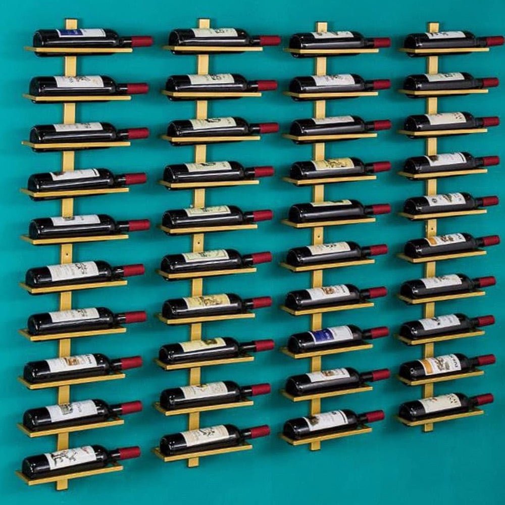 12 Bottles Wall Mounted Wine Rack - Wine Rack Store