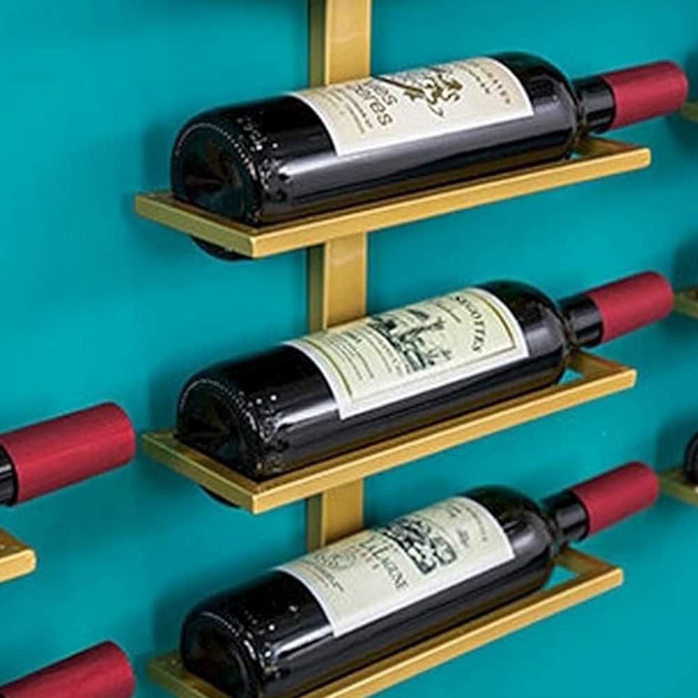 12 Bottles Wall Mounted Wine Rack - Wine Rack Store