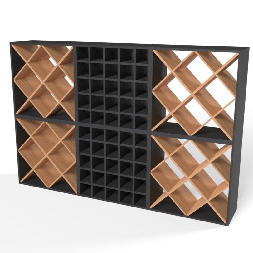 170 Bottles Diamond Wine Rack Set.