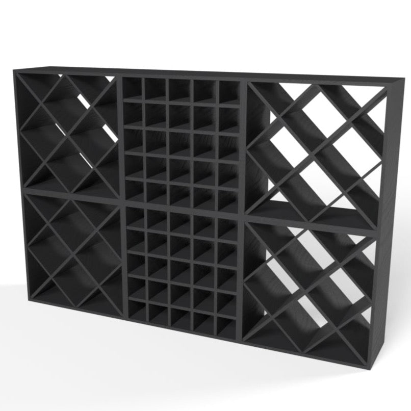 170 Bottles Diamond Wine Rack Set.