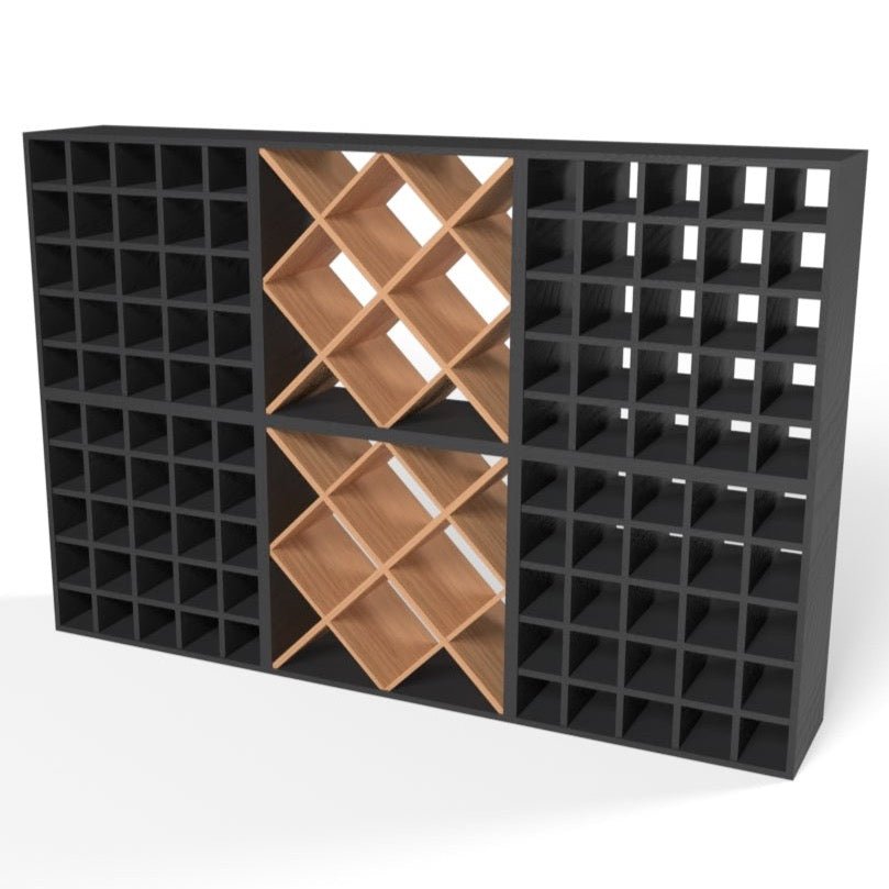 160 Bottles Diamond Wine Rack Set.