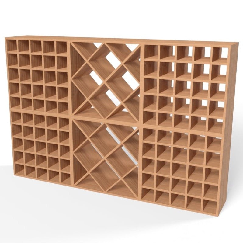 160 Bottles Diamond Wine Rack Set.