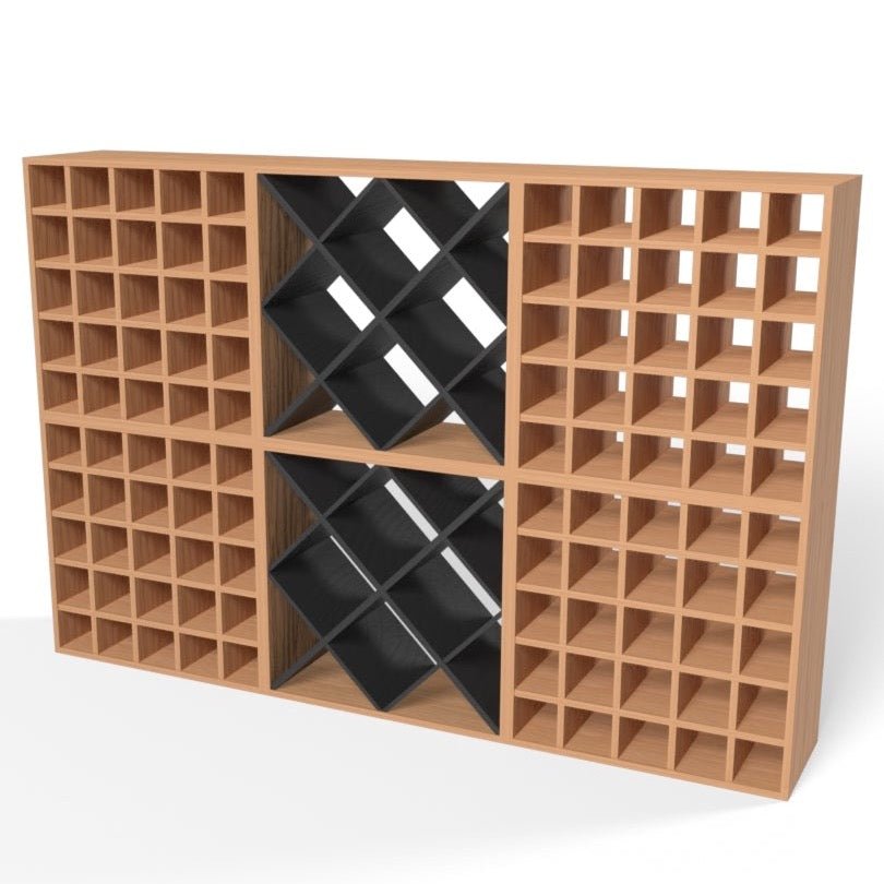 160 Bottles Diamond Wine Rack Set.