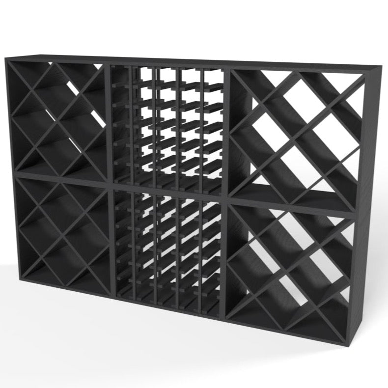 180 Bottles Diamond Wine Rack Set - Style 1.