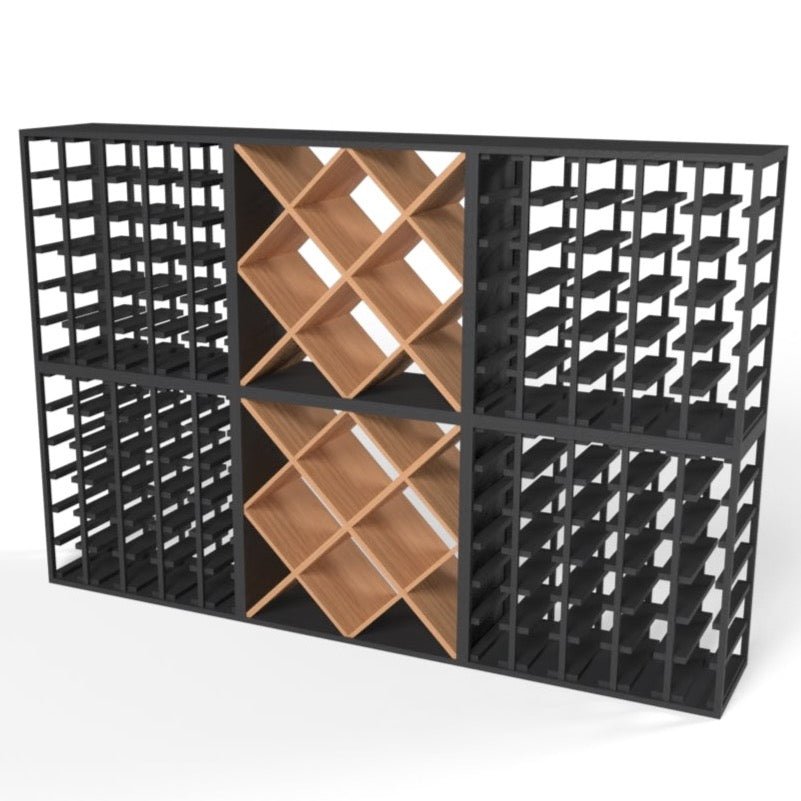 180 Bottles Diamond Wine Rack Set - Style 2.