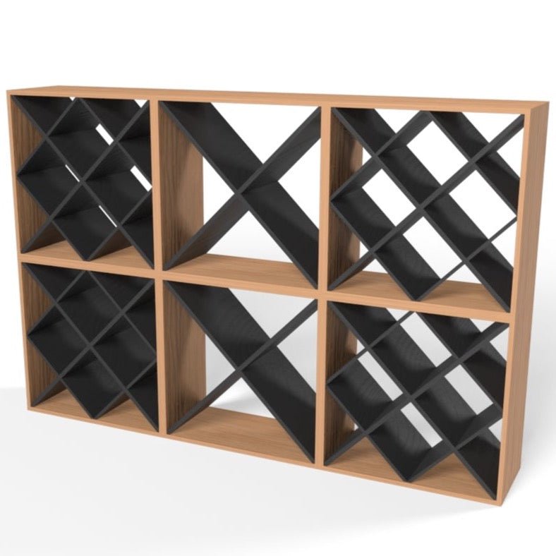 200 Bottles Diamond Wine Rack Set.