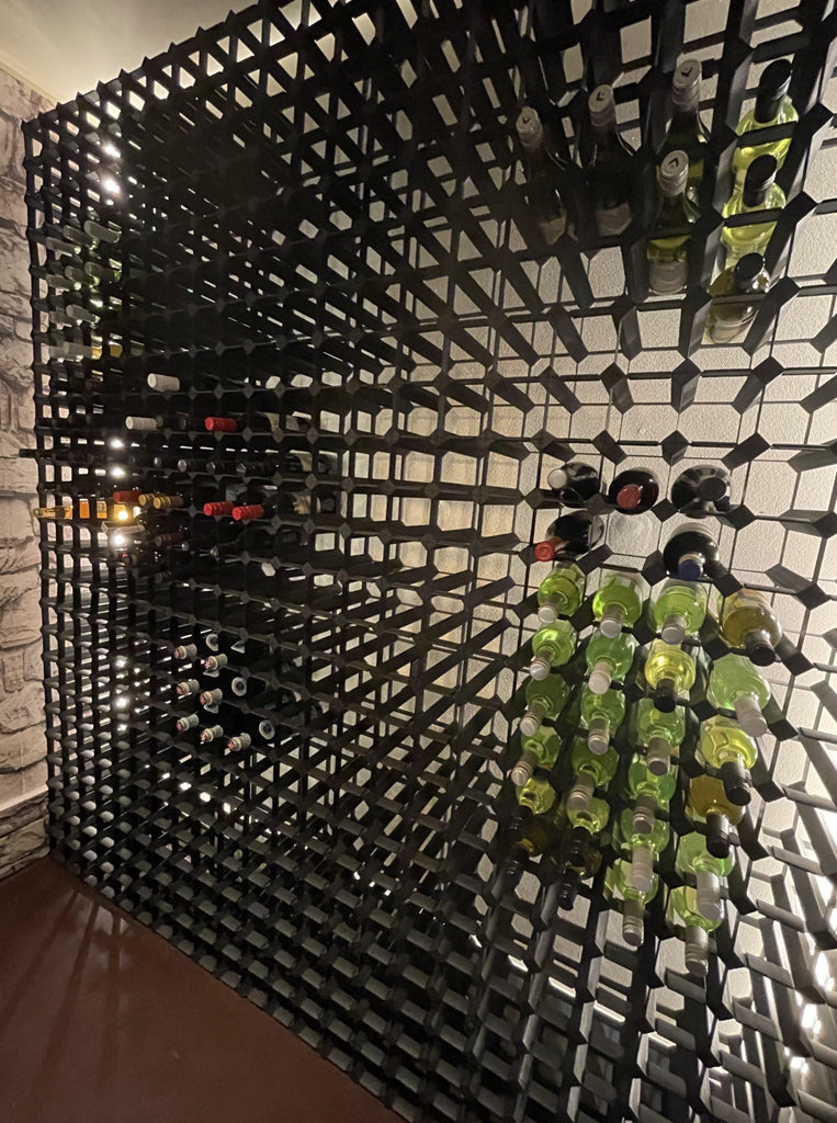 Wine Rack Customised Black Colour |  Wine Décor.