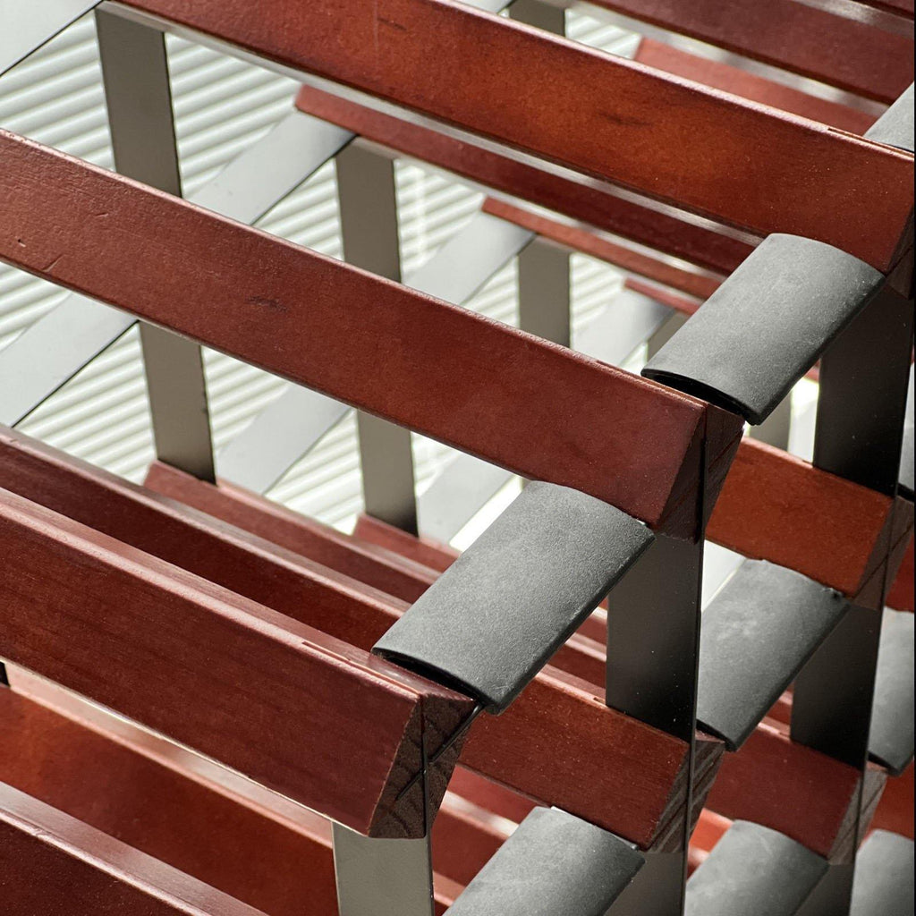 Wine Rack Customised Mahogany Colour |  Wine Décor.